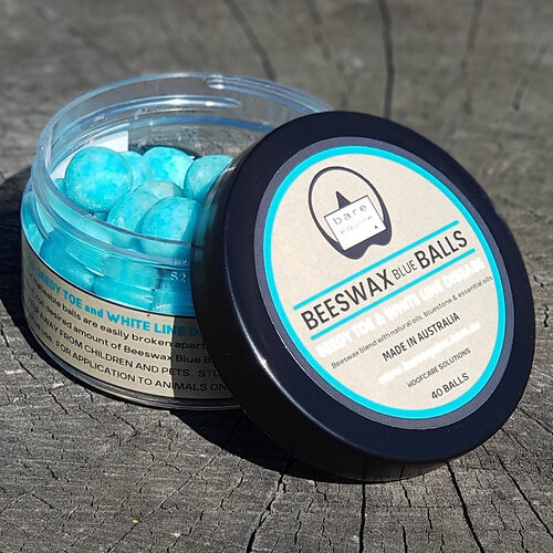 Beeswax BLUE Balls®️ - Seedy Toe