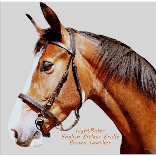 LightRider English Bitless Bridle